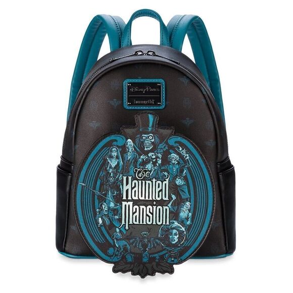 Haunted Mansion Glow-in-the-Dark Loungefly Mini Backpack NWT - Picture 2 of 4